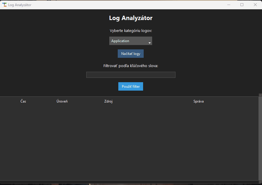 Log Analyzer v Python GUI