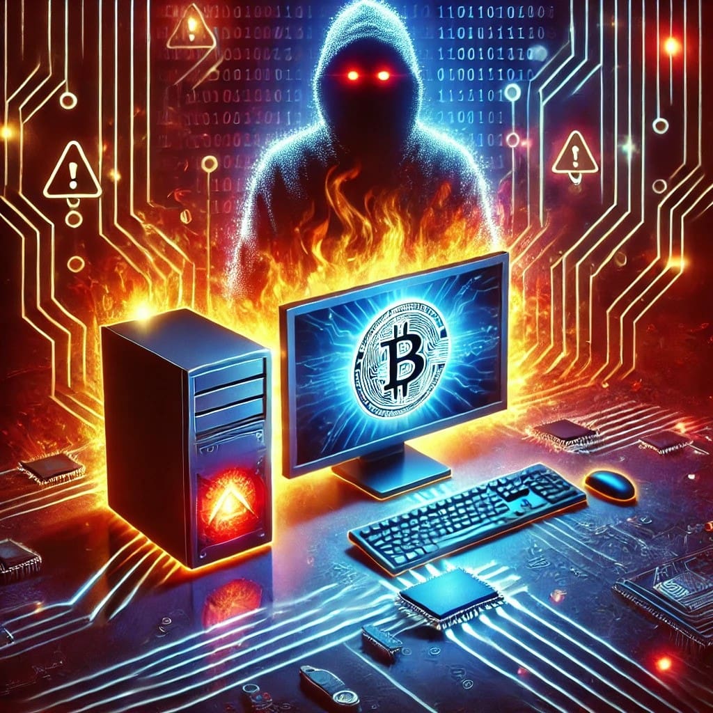 Malware na ťaženie kryptomien