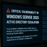 Kritická zraniteľnosť vo Windows Server 2025 Zraniteľnosť vo Windows server 2025