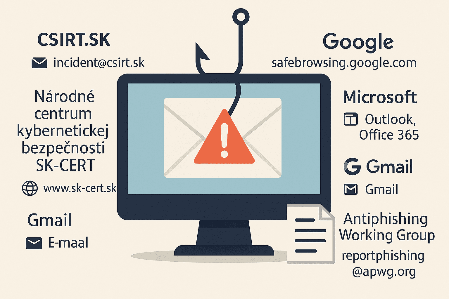 Kde nahlásiť phishing