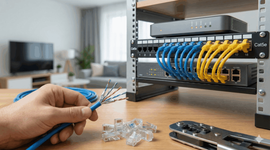 Ethernet kábel - sprievodca, zapojenie a kategórie