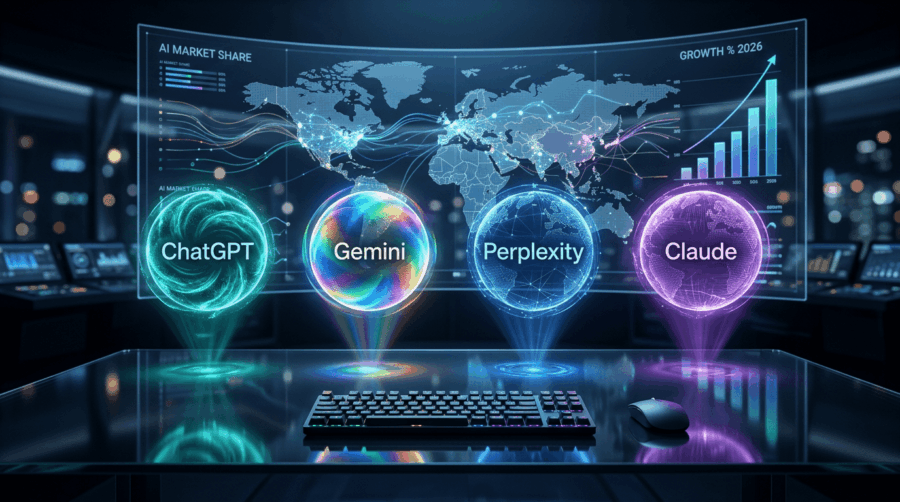 Novinky v AI : chatgpt, gemini, perplexity, cloude