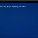 Verification failed: (0x1A) Security Violation - ako ju vyriešiť