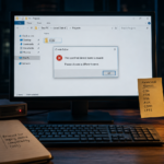 Zakázané názvy zložiek Windows